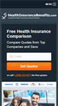 Mobile Screenshot of healthinsurancebenefits.com